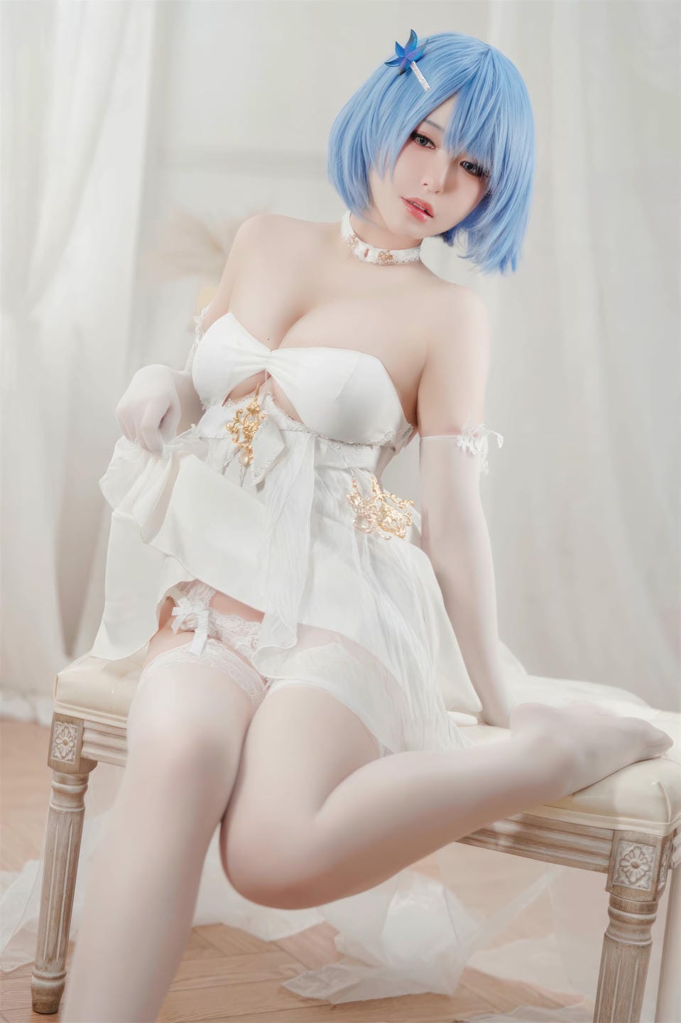 半半子 - 碧蓝航线 恰巴耶夫 白骑兵的旋律 礼服 [64P2V-306M] 1 (26).jpg